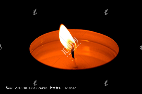 燃燒的黃色橙色