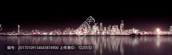 西雅圖紫夜全景
