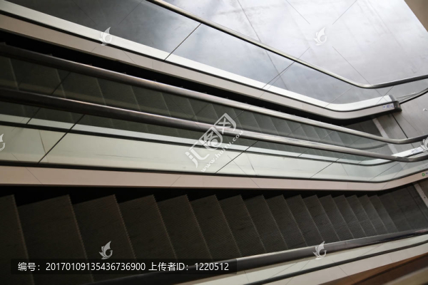 空的自動(dòng)扶梯