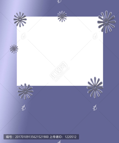 漂亮的花框