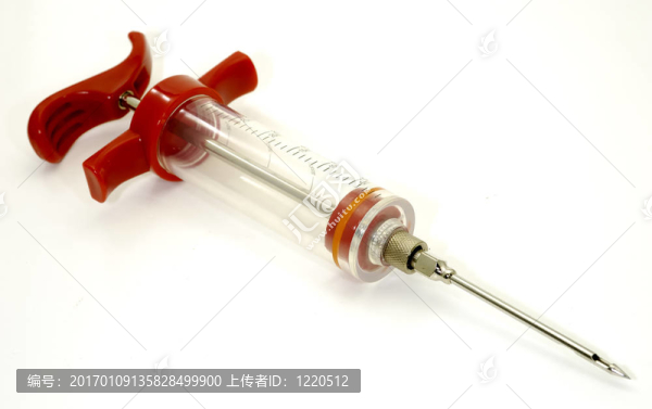 烹飪的注射器