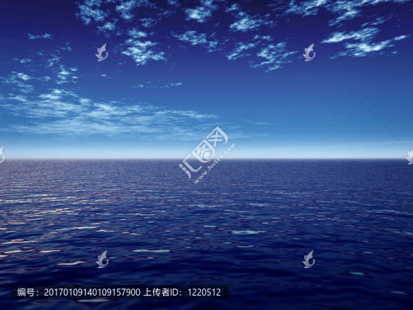 藍(lán)色的大海