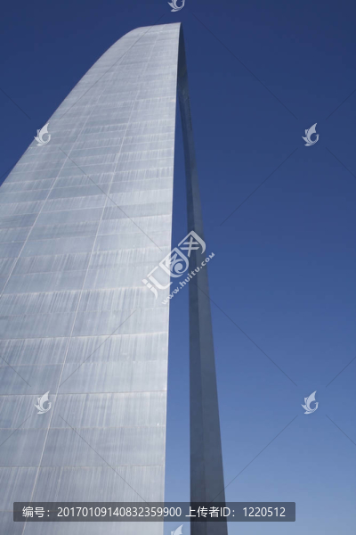 在圣路易斯的拱門上