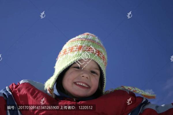 快樂的小女孩