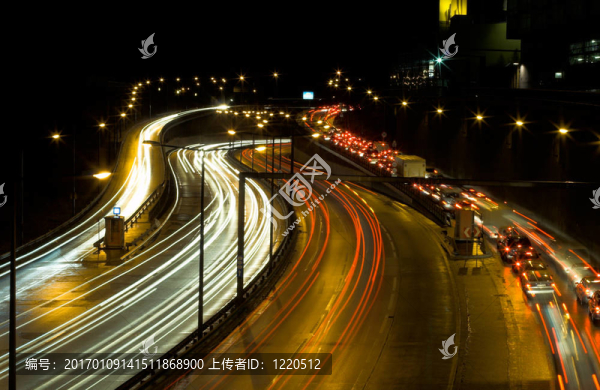 夜間公路交通