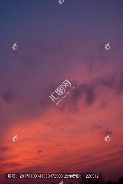 日落時(shí)的紅色天空1