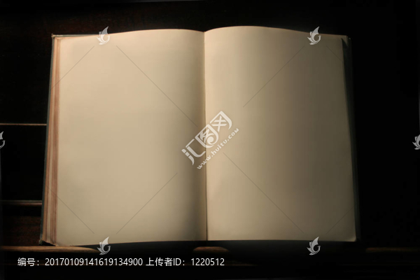 打開的書