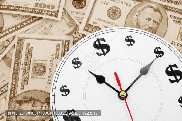 時(shí)鐘和美元-匯圖網(wǎng) www.fosd68.com 時(shí)鐘和美元