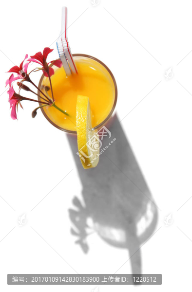 熱帶飲料和陰影