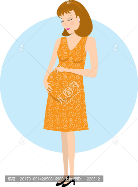 懷孕的女人