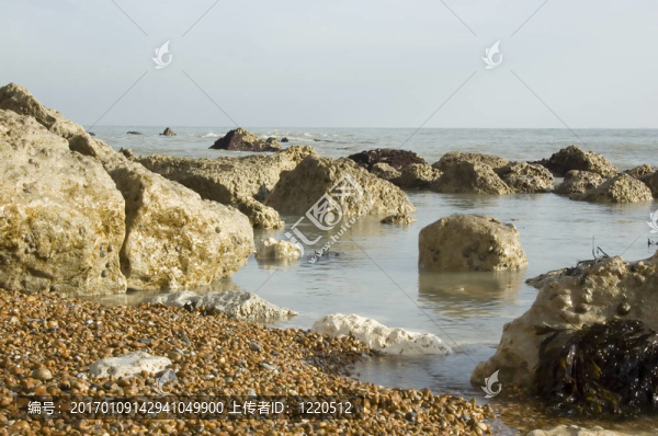 海灘上的巖石