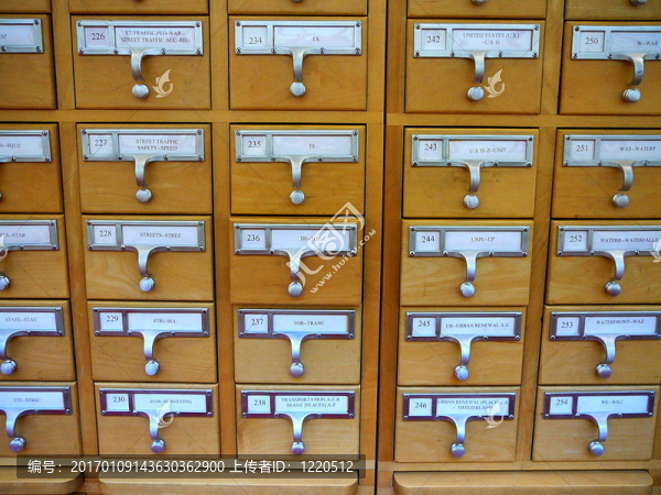 圖書館的卡片目錄