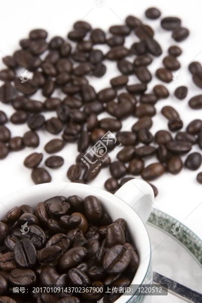 一杯咖啡豆