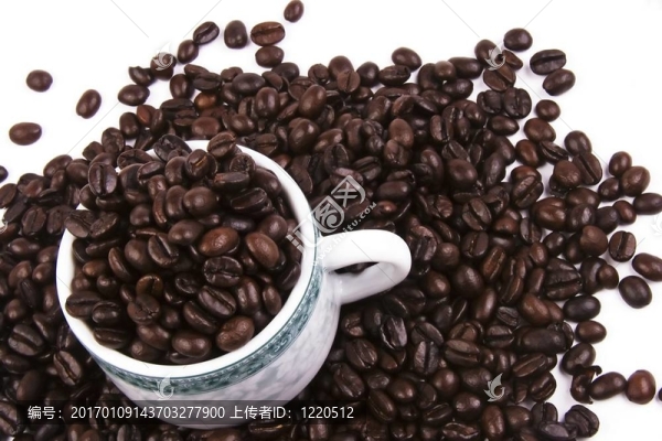 一杯咖啡豆