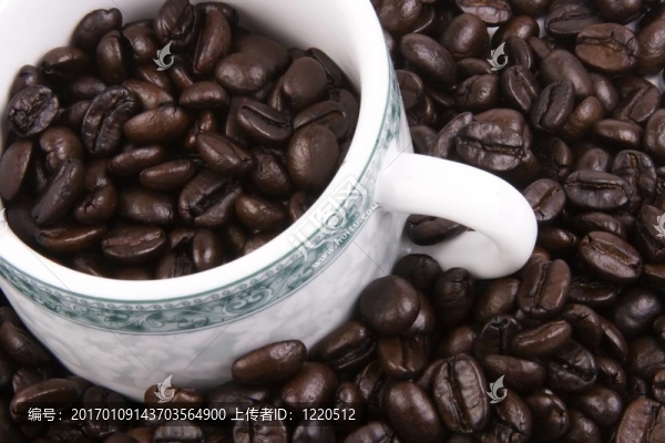 一杯咖啡豆
