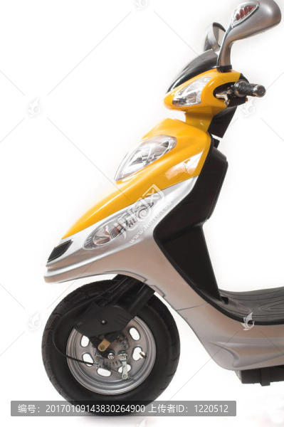 黃色的電動滑板車