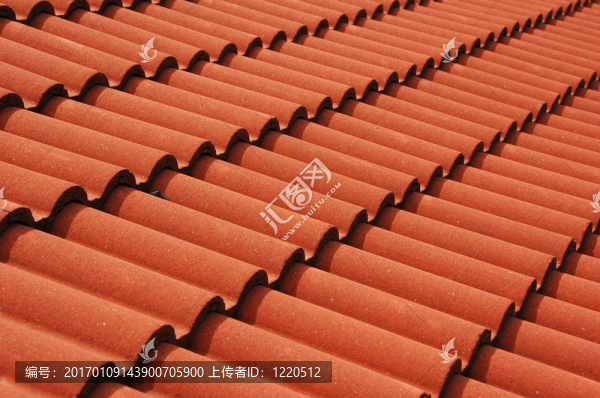 亞速爾群島屋頂瓦片紋理