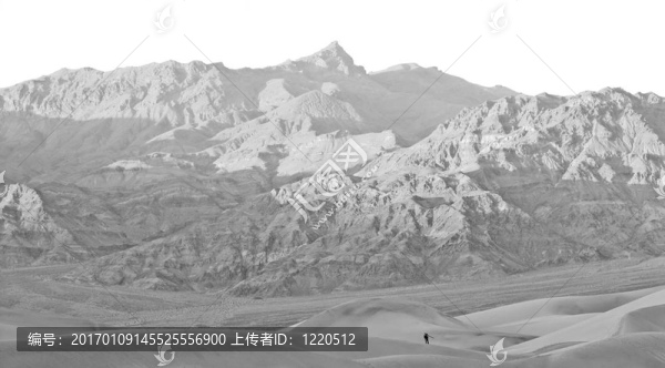 加利福尼亞死亡谷的沙丘