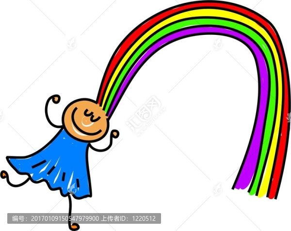 彩虹的頭發(fā)