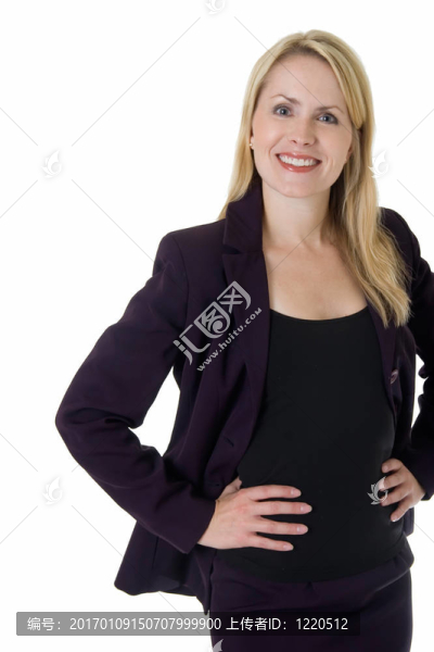 金發(fā)的女商人