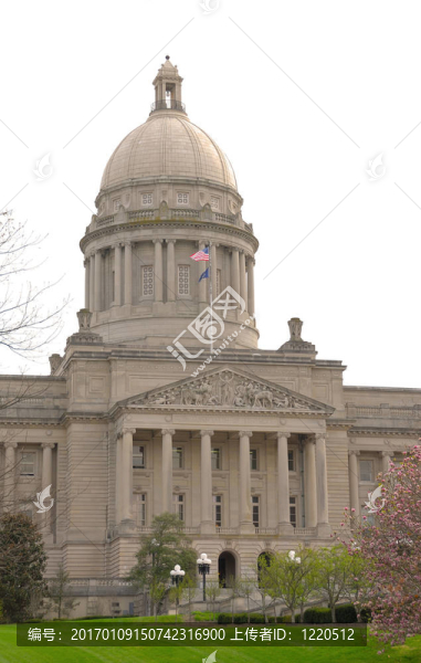 肯塔基州法蘭克福的首都大廈；肯塔基；USA.
