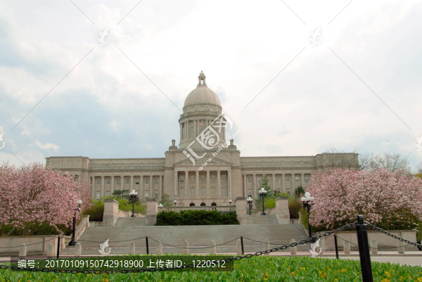 肯塔基州法蘭克福的首都大廈；肯塔基；USA.