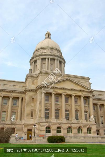 肯塔基州法蘭克福的首都大廈；肯塔基；USA.