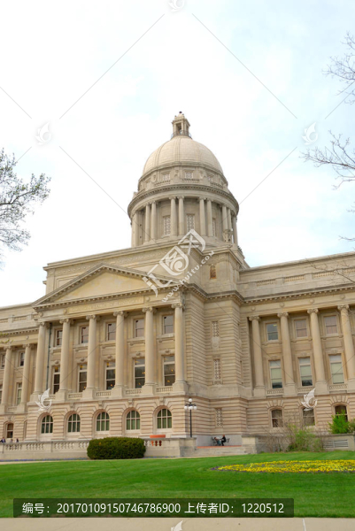 肯塔基州法蘭克福的首都大廈；肯塔基；USA.