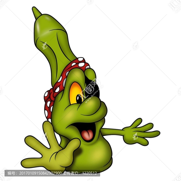 綠色標記的海盜