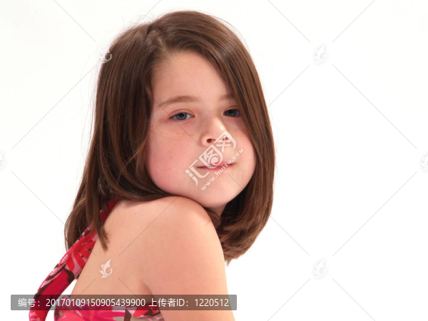 美麗的Brunette,Girl