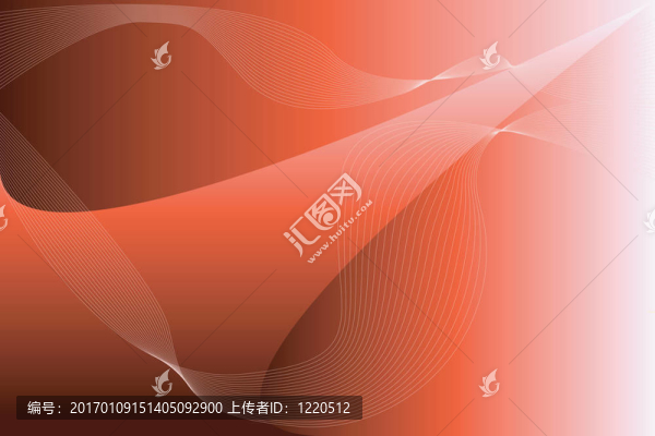 紅色波浪的背景
