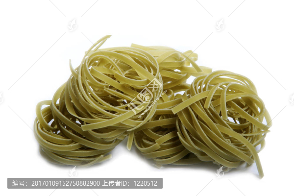 綠色的面條