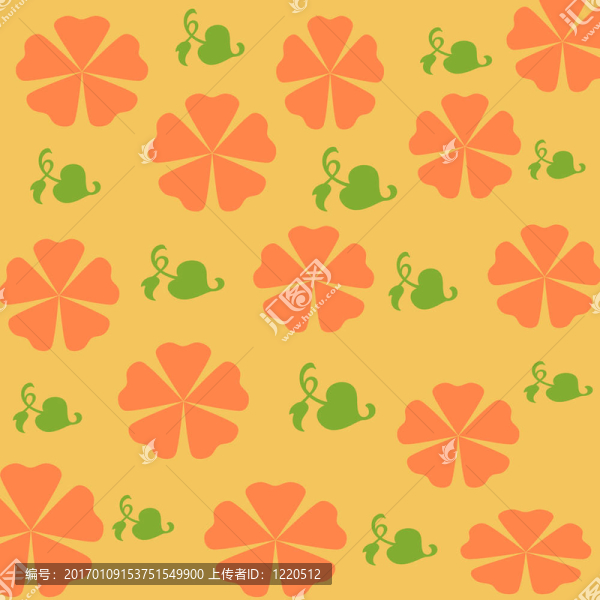橙色的花包