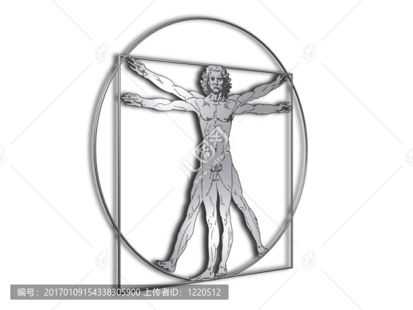 維特魯威人銀-匯圖網(wǎng) www.fosd68.com 維特魯威人銀