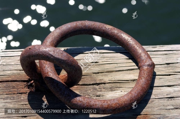 生銹的船綁環(huán)