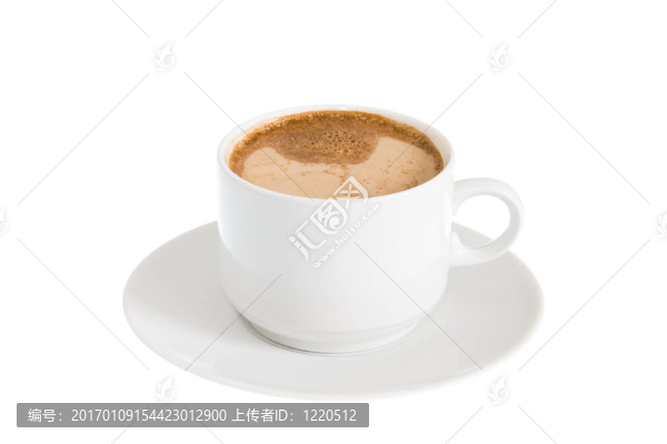 一杯白咖啡