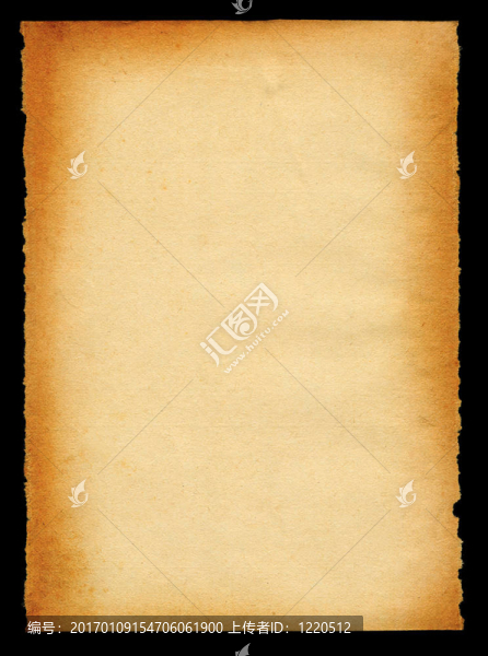 張舊紙發(fā)黃的邊緣上