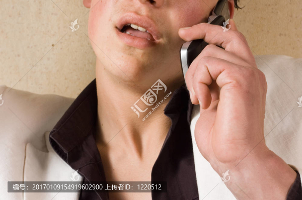 講電話