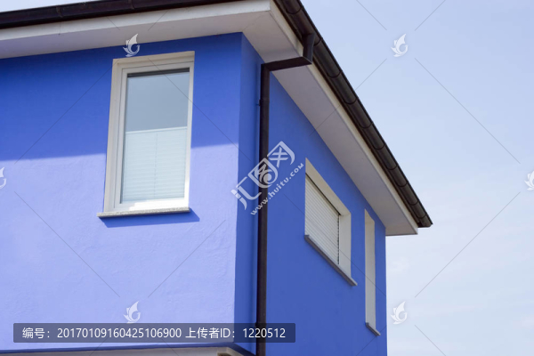 藍(lán)色的建筑