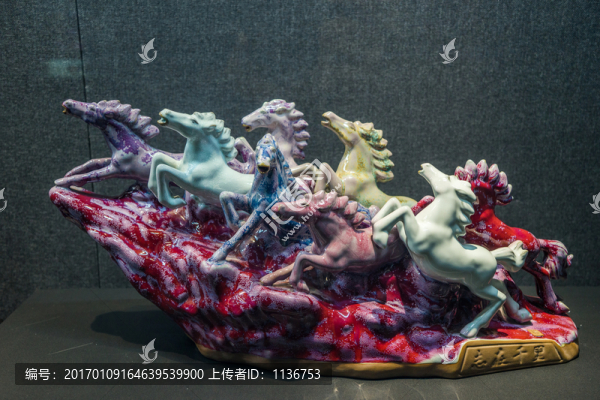 鈞瓷八駿