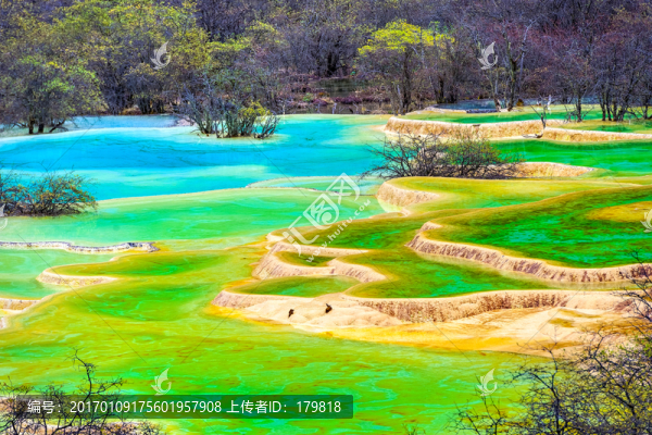 五彩池,黃龍風光