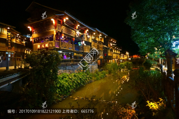 侗寨夜景