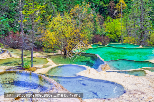 黃龍秋色,四川風(fēng)光