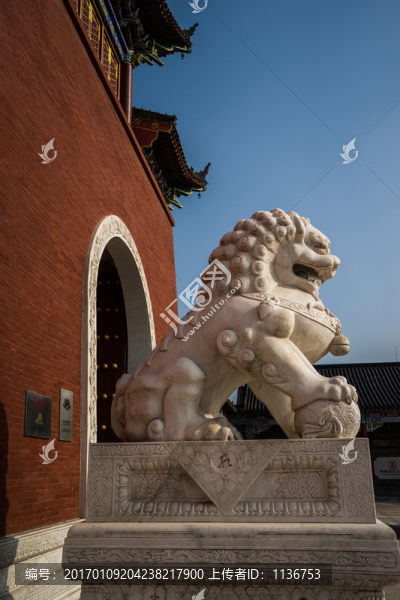 漢白玉石獅子