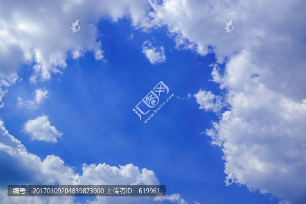 藍(lán)天白云天空素材