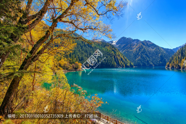 長海秋色,九寨溝
