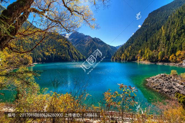 長海秋色,九寨溝