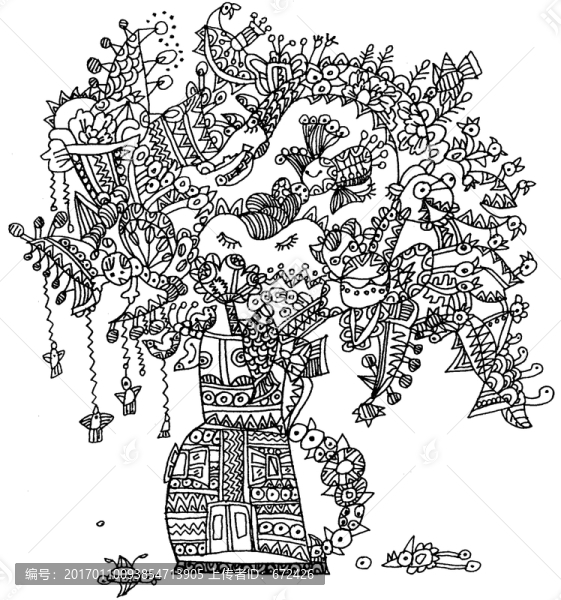 插畫,漫畫,未分層