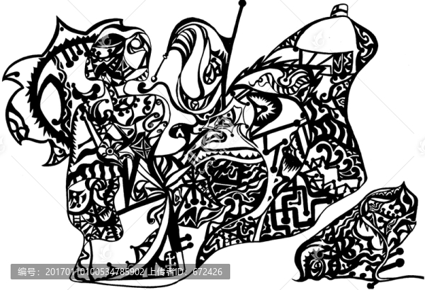 插畫,漫畫,未分層