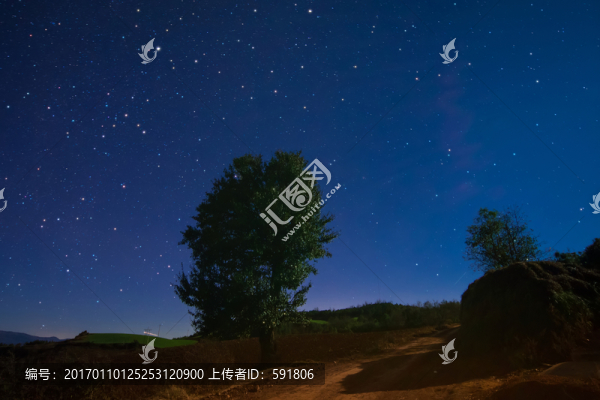 紅土地星空夜景